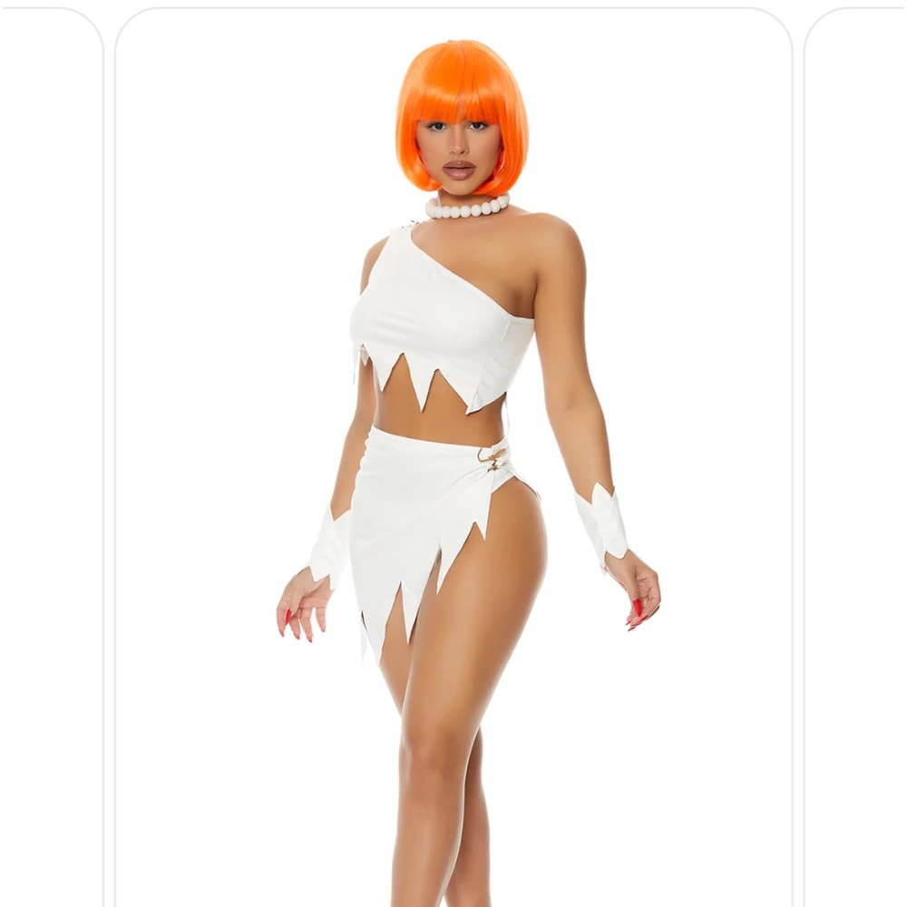 Bedrock Babe - top, skirt, wrist cuffs and necklace included